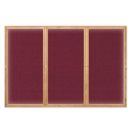 United Visual Products Open Faced Traditional Corkboard, 24x18" UV640A-BLACK-CLOUD